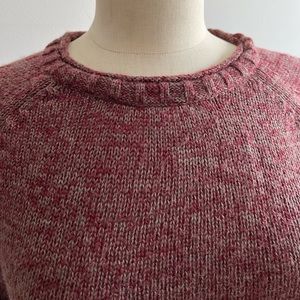 Toad & Co Marled Merino Elbow Patch Sweater